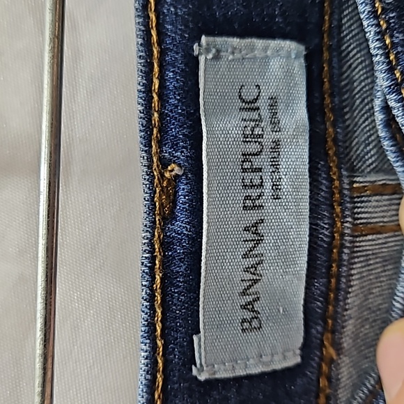 Banana Republic, Premium Denim Jeans, Distressed, Sz 28, Skinny Ankle, Cotton - Picture 16 of 16